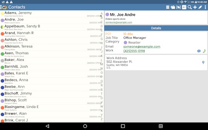 DejaContacts - Android Tablets